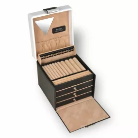    Sacher: Erika, čiernobiely držiak na šperky, šperkovnica