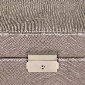    Sacher: farebná šperkovnica Evita taupe, držiak na šperky