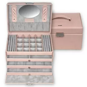    Sacher: Lena ružovo-pastelový držiak na šperky, šperkovnica