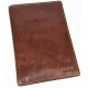  Giudi hnedý kožený držiak na pas, držiak na doklady
