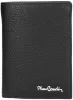  Pierre Cardin čierny kožený držiak na karty 10 × 7,5 cm