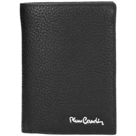    Pierre Cardin čierny kožený držiak na karty 10 × 7,5 cm
