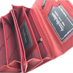    JENNIFER JONES DÁMSKA KOŽENÁ PEŇAŽENKA 5288-2 ČERVENÝ LAK - VEĽK.