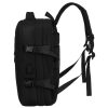  Peterson Ptn 24421-5074 Multifunkčný čierny batoh, cestovná taška 45 x 30 x 25 cm