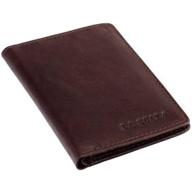    Dámsky kožený držiak na karty La Scala červený, držiak na papierové peniaze