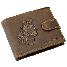  Kožená peňaženka GreenDeed so vzorom horských bicyklov