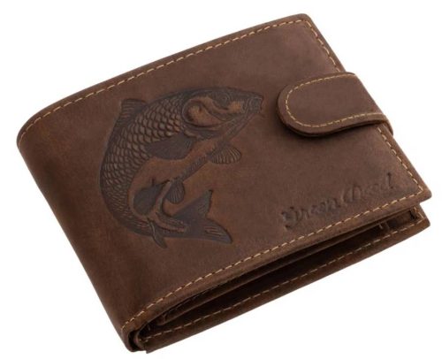  Kožená peňaženka GreenDeed so vzorom horských bicyklov