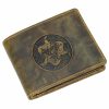  Lovecká kožená peňaženka GreenDeed so vzorom jeleňa