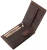  Hnedá motorkárska kožená peňaženka GreenDeed Chopper, chránená RFID