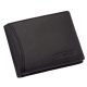 LA SCALA: čierny kožený držiak na karty 10,5 x 7,5 cm