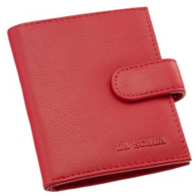    Hnedý kožený držiak na karty La Scala, držiak na papierové peniaze