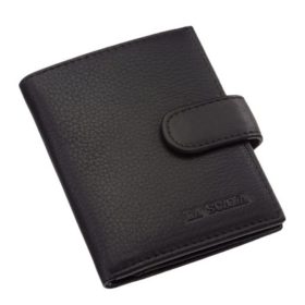    Hnedý kožený držiak na karty La Scala, držiak na papierové peniaze