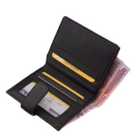    Hnedý kožený držiak na karty La Scala, držiak na papierové peniaze