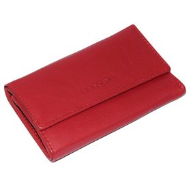  Červená kožená kľúčenka La Scala 12,5 × 7,5 cm