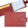  La Scala horizontálne kožené puzdro na karty červené
