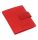  La Scala 16 ks červený kožený držiak na karty s RFID ochranou