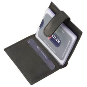    La Scala tmavohnedý držiak na karty s vypínačom, RFID ochrana