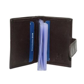    La Scala tmavohnedý držiak na karty s vypínačom, RFID ochrana