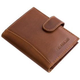    Hnedý kožený držiak na karty La Scala, držiak na papierové peniaze