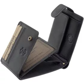    Rybárska kožená peňaženka GreenDeed so vzorom šťuky 12 x 9,5 cm