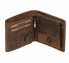  Hnedá kožená peňaženka GreenDeed s motívom koníka 12,3 × 9 cm