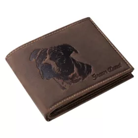  Kožená peňaženka GreenDeed so vzorom horských bicyklov