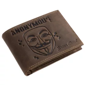  Lovecká kožená peňaženka GreenDeed so vzorom psa