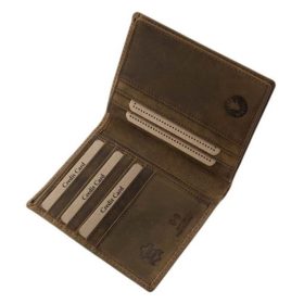    Lovecká kožená peňaženka GreenDeed, držiak na pilníky so vzorom jeleňa