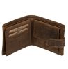  Rybárska kožená peňaženka GreenDeed so vzorom ostrieža 12,3 x 9 cm