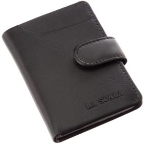  Červený kožený držiak na karty La Scala s vypínačom