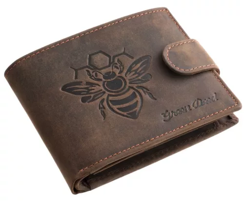  Kožená peňaženka GreenDeed s retro Lada, vzor Zsiguli