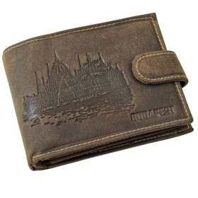  Kožená peňaženka GreenDeed so vzorom horských bicyklov