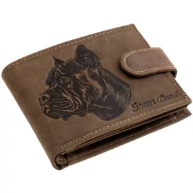    Kožená peňaženka GreenDeed s potlačou nemeckého ovčiaka, RFID