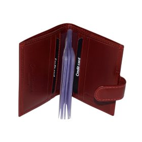    Corvo Bianco Luxusná koža, puzdro na červené karty 10,3 × 7,5 cm