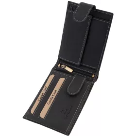  Lovecká kožená peňaženka GreenDeed s medvedím vzorom