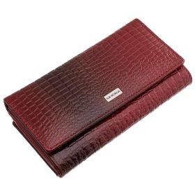  Dámska kožená peňaženka La Scala červená