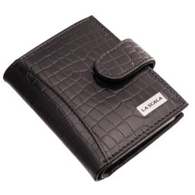  Červený kožený držiak na karty La Scala s vypínačom