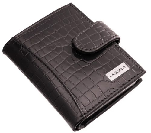  Červený kožený držiak na karty La Scala s vypínačom