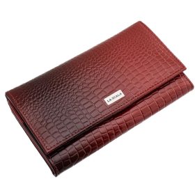  Dámska kožená peňaženka La Scala červená