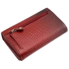  Dámska kožená peňaženka La Scala červená