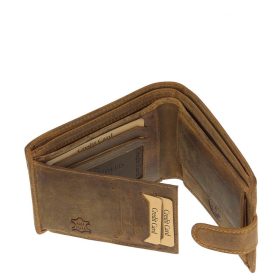    Kožená peňaženka s rybárskym klipom GreenDeed so vzorom šťuky 12 x 9,5 cm