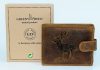  Lovecká kožená peňaženka GreenDeed so vzorom jeleňa