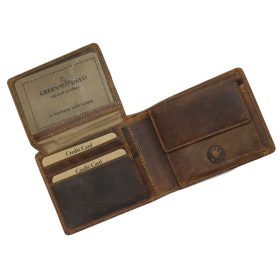  Lovecká kožená peňaženka GreenDeed s potlačou jeleňa