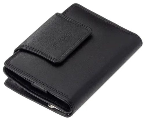 Dámska kožená peňaženka La Scala tyrkysová 13 × 10 cm