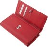  Dámska kožená peňaženka La Scala červená