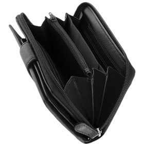  Dámska kožená peňaženka La Scala béžová 16 × 10 cm