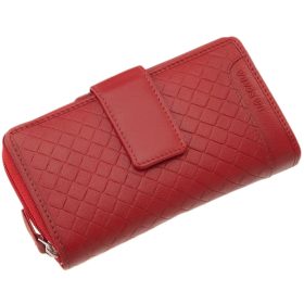  Dámska kožená peňaženka La Scala béžová 16 × 10 cm