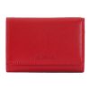 Dámska kožená peňaženka La Scala červená