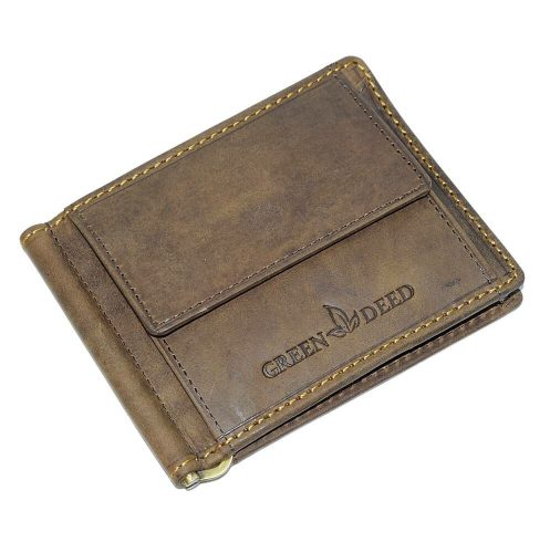  Kožená dolárová peňaženka GreenDeed s RFID ochranou