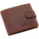  Pánska tmavohnedá kožená peňaženka GreenDeed v darčekovej krabičke 12 x 9,5 cm